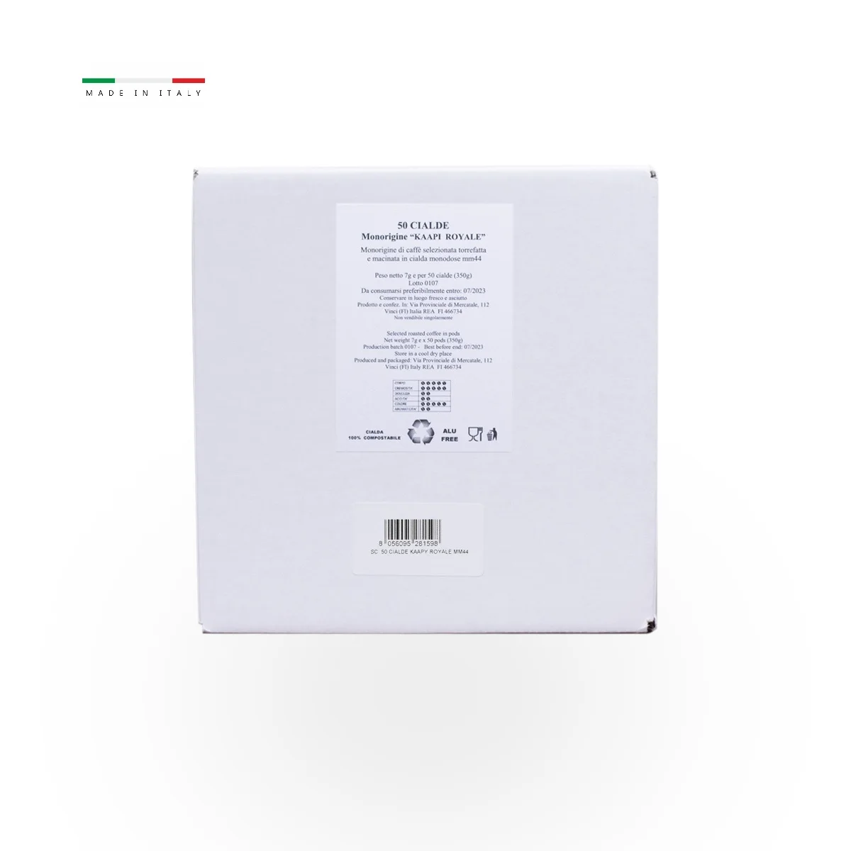 Premium Quality single origin Kaapi Royale Italian box Coffee pods biodegradable and compostable