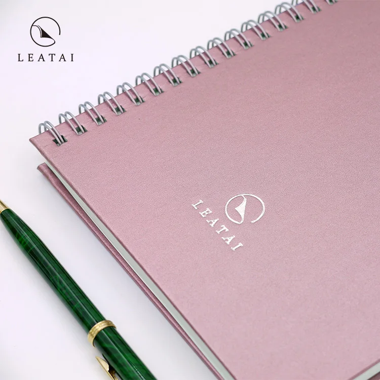 Best sell luxury self care pink wire-o planner