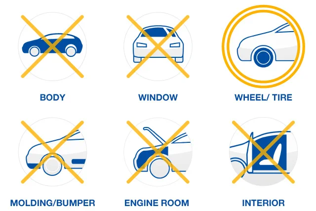 car care liquid tire shine OLEAGINOUS TIRE WAX 4L