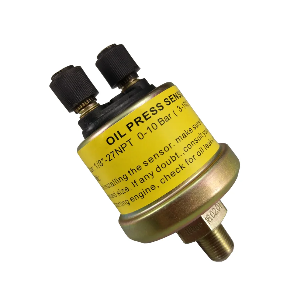 52mm digital black face blue LED waterproof rustproof oil pressure gauge for auto