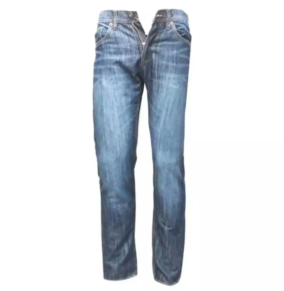Men jeans spring and autumn straight tube washing sustainable spandex process casual pants trousers collection from Bangladesh