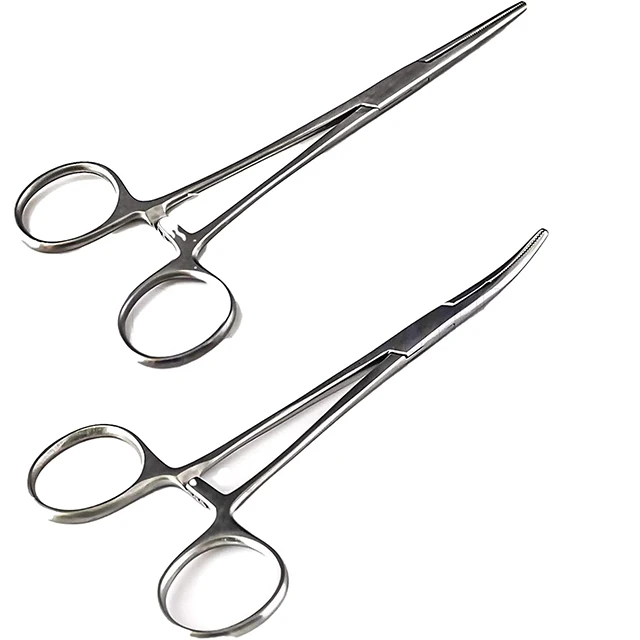 Professional High Quality Stainless Steel Hemostatic Forceps Set of 4 pcs surgical Instruments