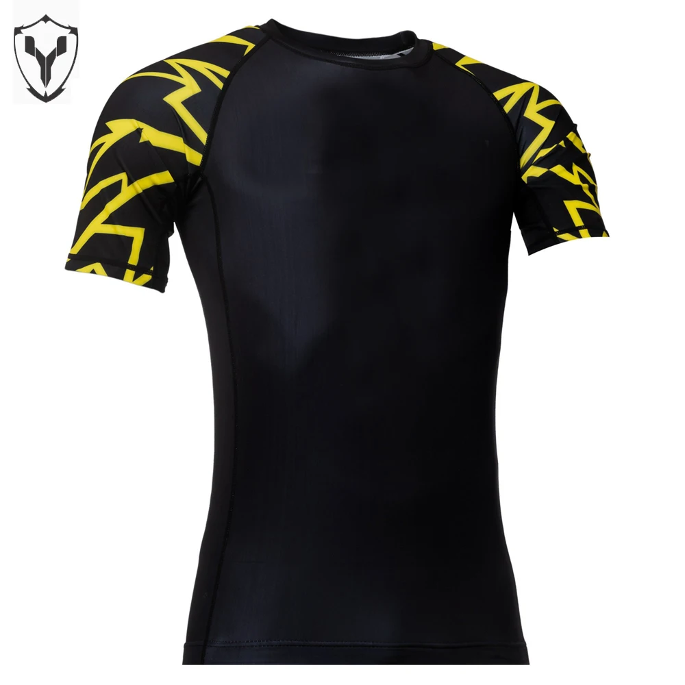 Custom Full Sublimated Compression Clothing OEM Latest Style High Quality Fitness Gym Wear MMA Rash Guard