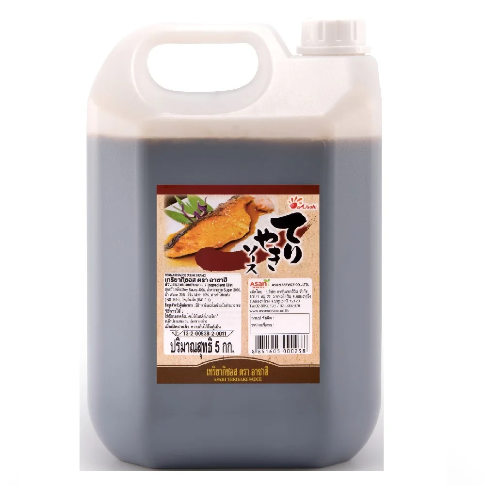 Teriyaki Sauce in PE 4.5 L with Sweet Test Not Salty and Japanese Soy Sauce Flavor for Restaurant