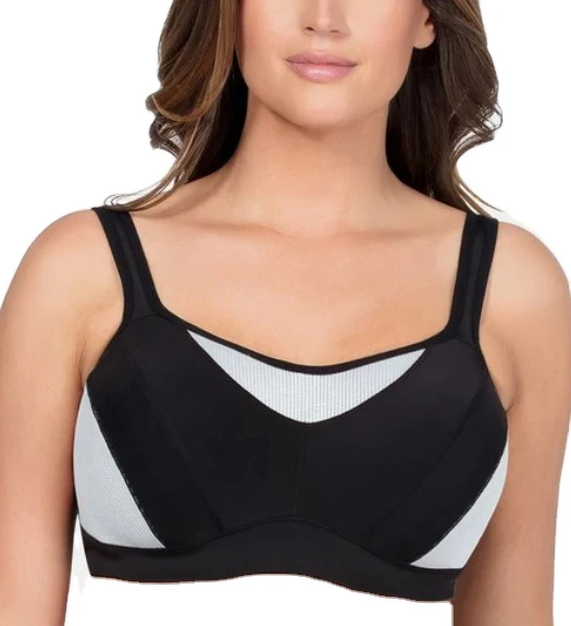 Top quality Women Soft Compression Full Supportive Yoga Sports Bra with Removable Cups