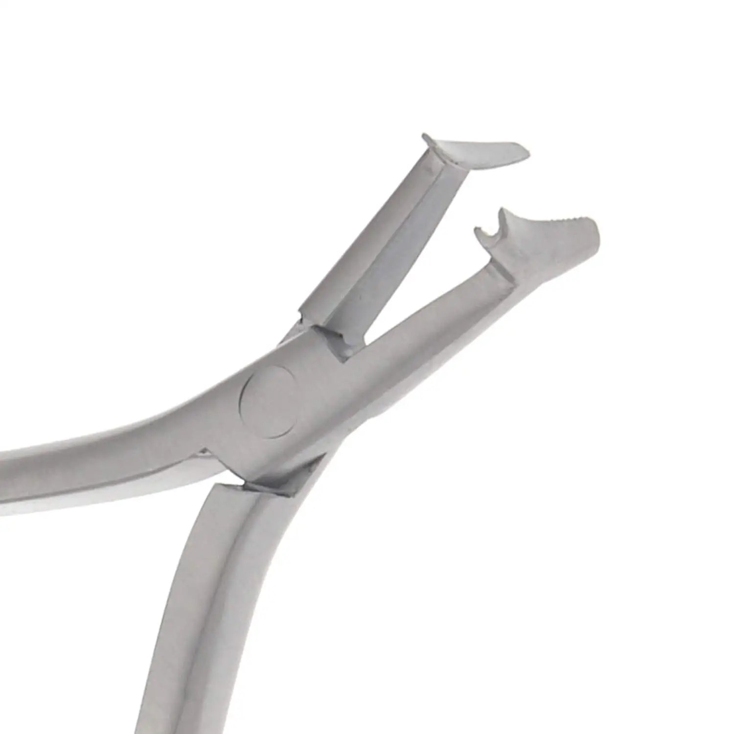 professional dental slim hammer head plier serrated tip niti cinch back wire forming pliers stainless steel