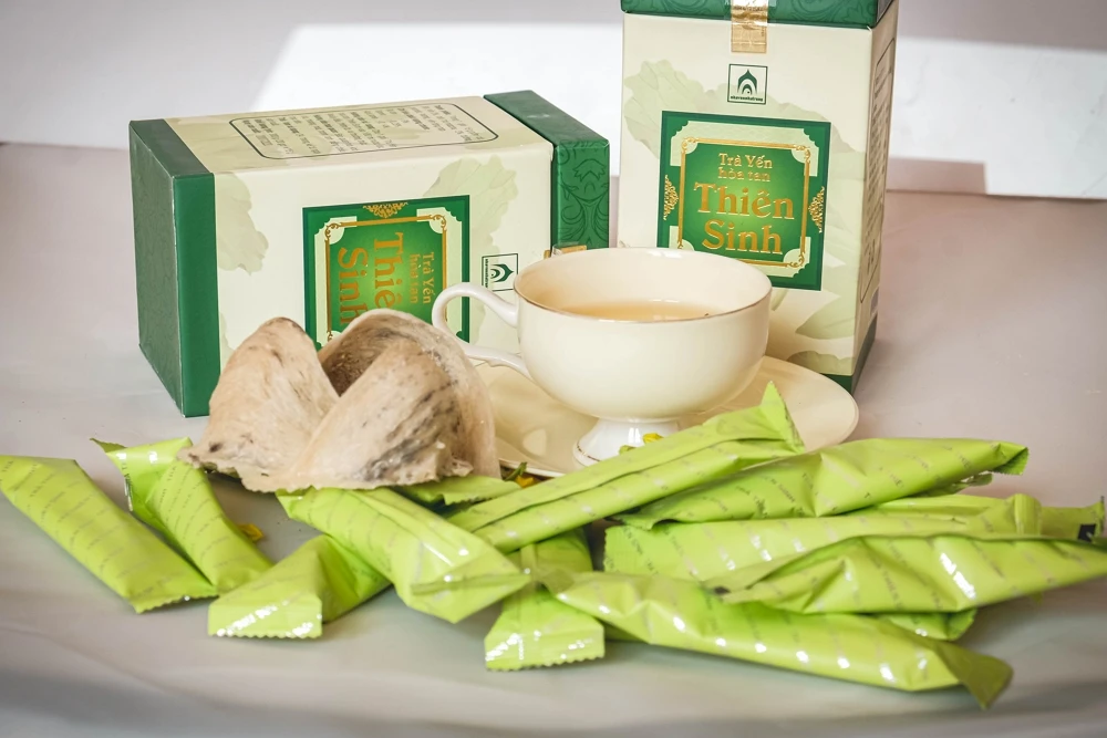 Vietnam Bird Nest Drink Thien Sinh Instant Swallow Bird Nest Tea High Quality Wholesale