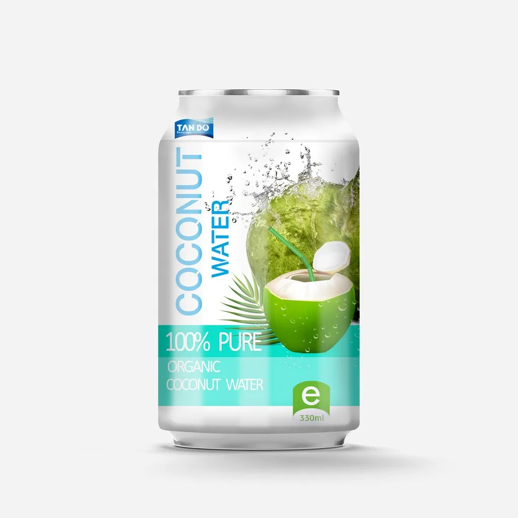 Made in Vietnam beverage manufacturer soft drink oem 330ml Aluminum can coconut water