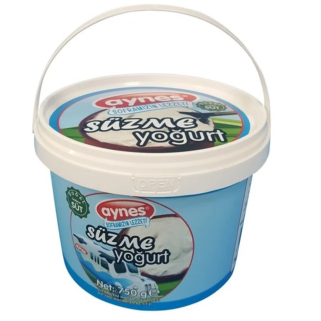 Round 750ml Tamper Evident PP IML Container & PP IML Lid for Food Ice Bucket (Ice Cream Yogurt Chocolate ...) Packaging