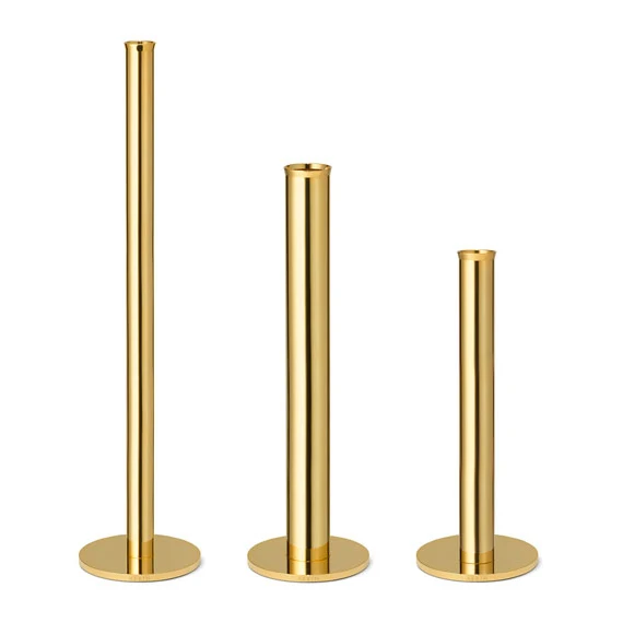 most popular design white and gold metal flower vase with golden flower design flower pot for showpiece