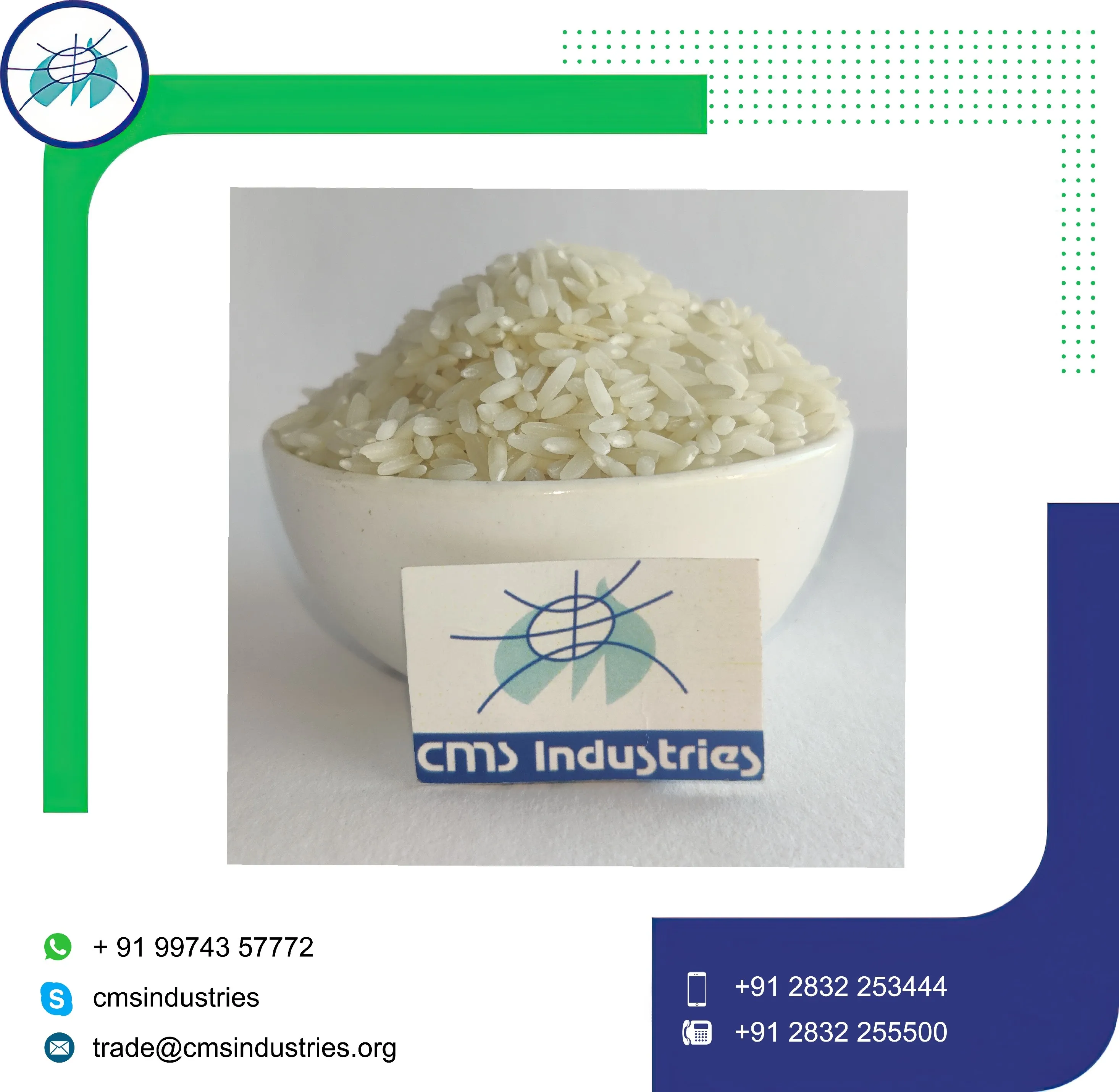 Очистить необработанный рис (сломанный 25%)