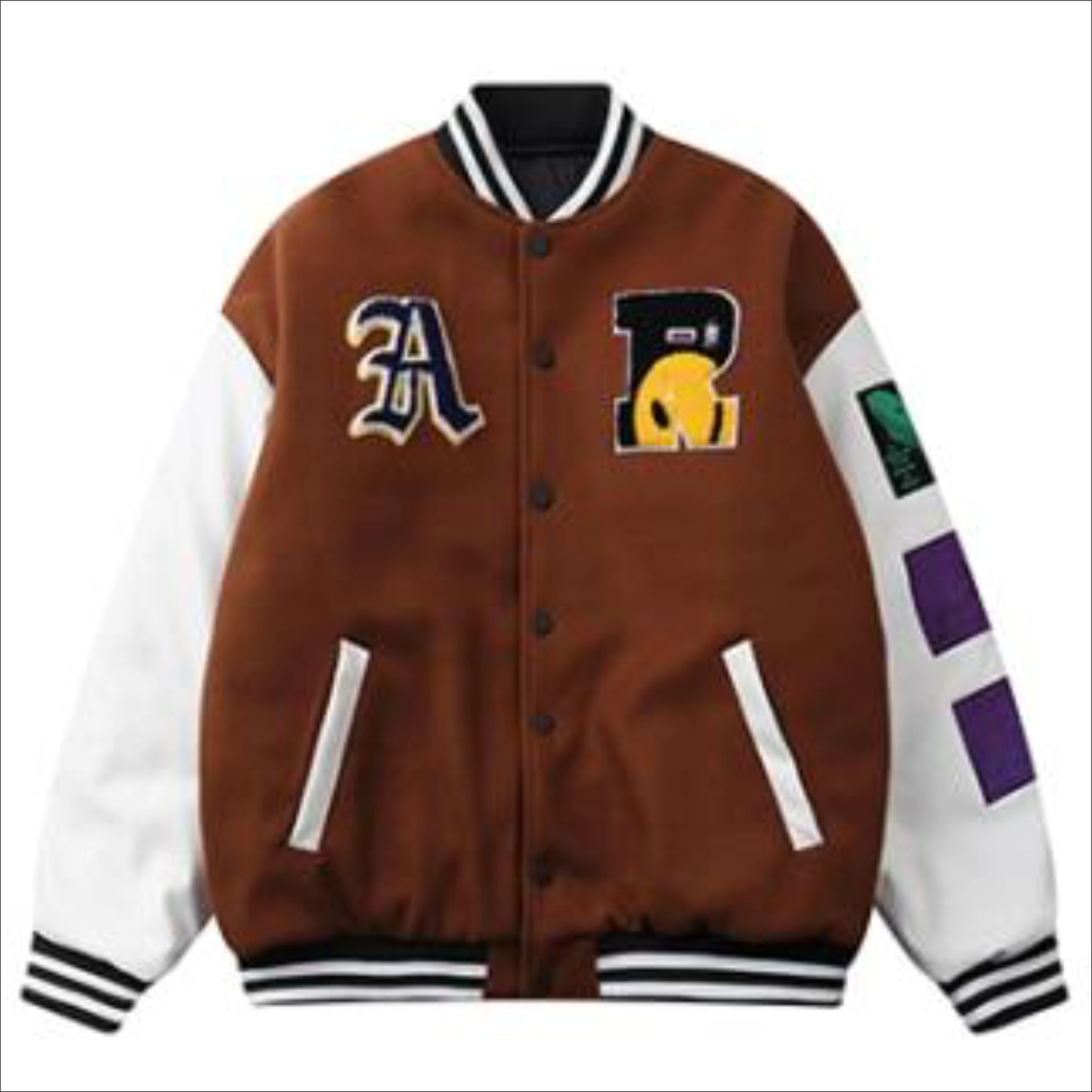 versity wool Clothes Men Jacket Menswear Big Tall Mens Clothing Versity Lettermen Jacket