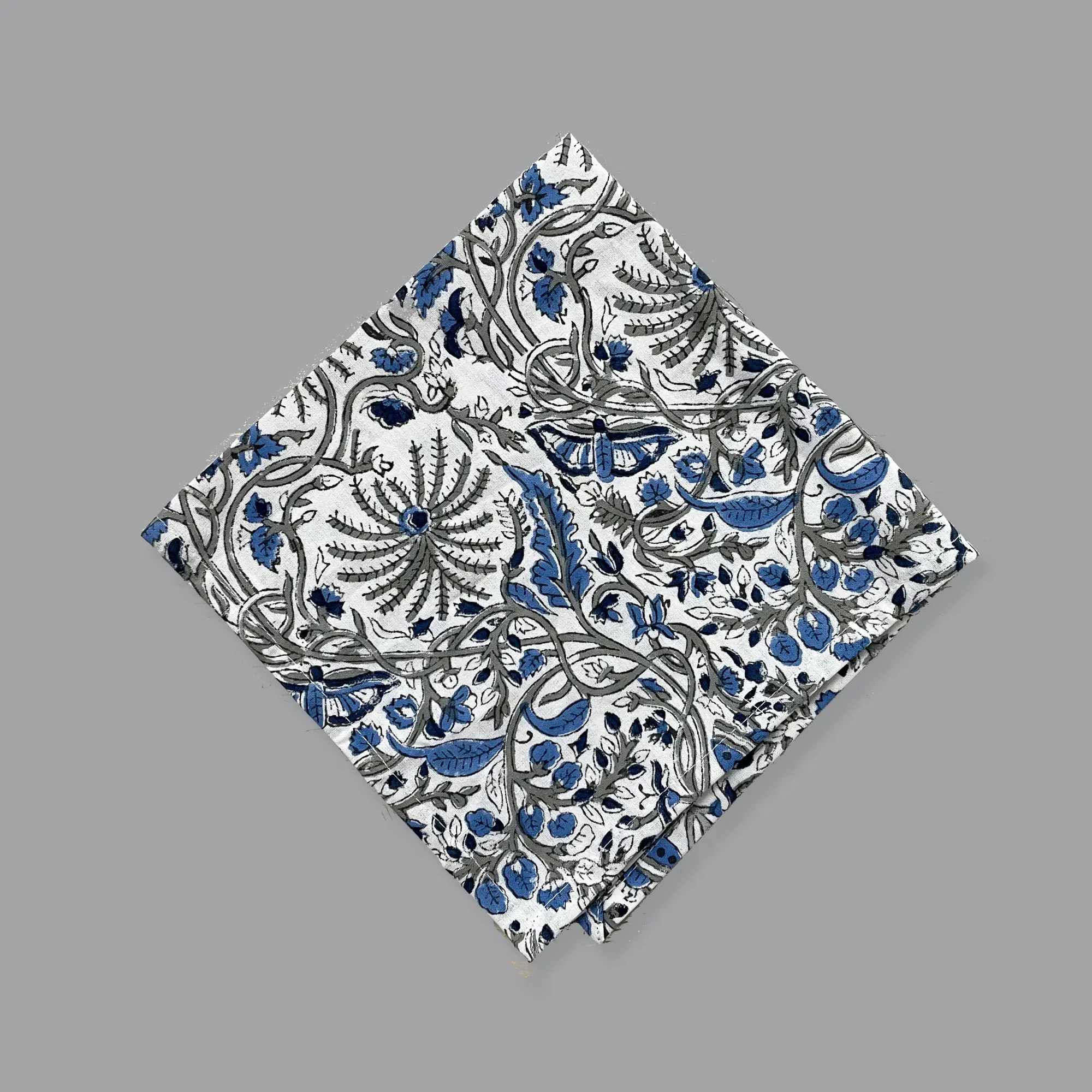 Оптовая продажа индийских хлопковых цветочных салфеток с цветочным принтом