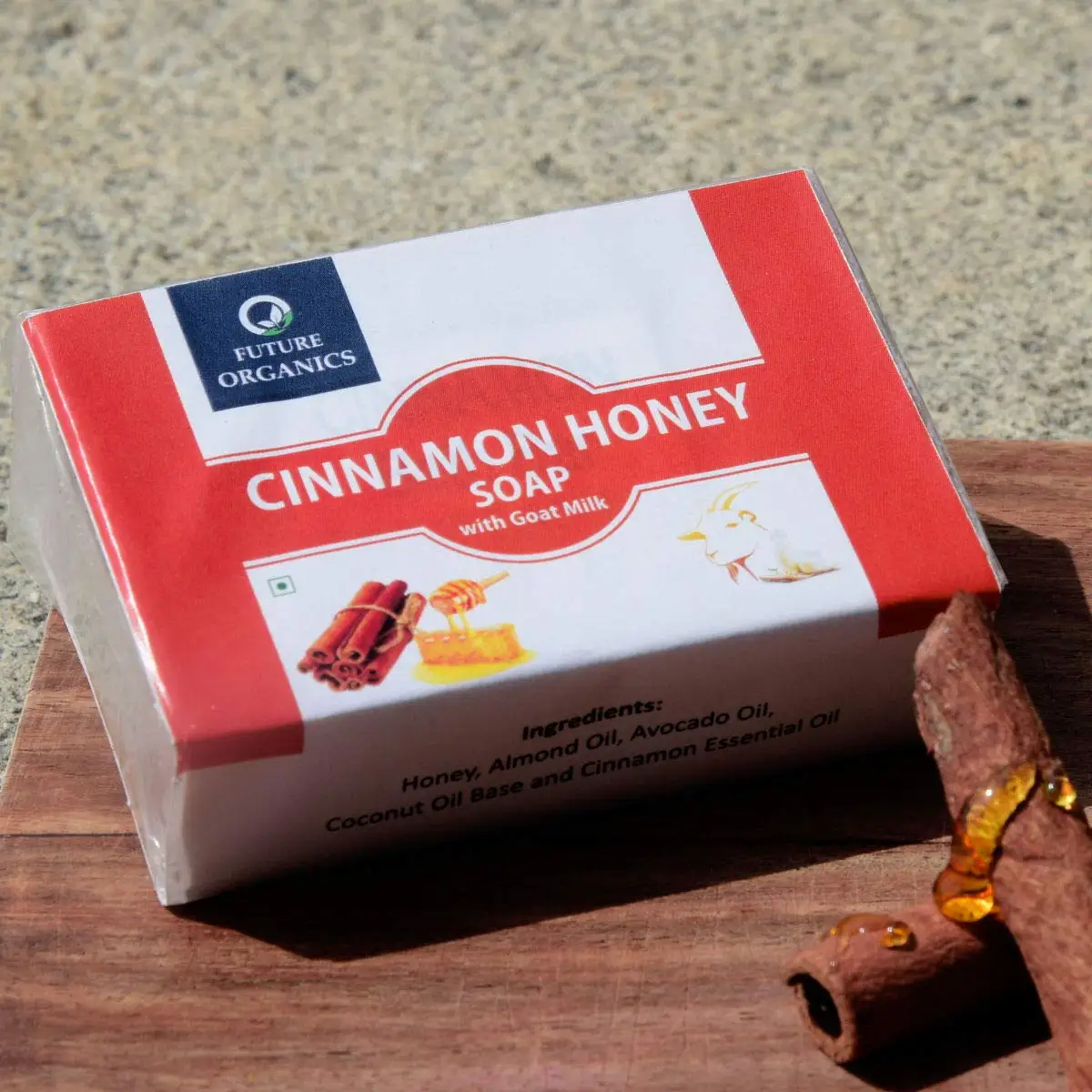 Wholesale Factory Price 100% Pure Cinnamon Honey with Goat milk Bathing Soap With Goodness of Herbal Ingredients