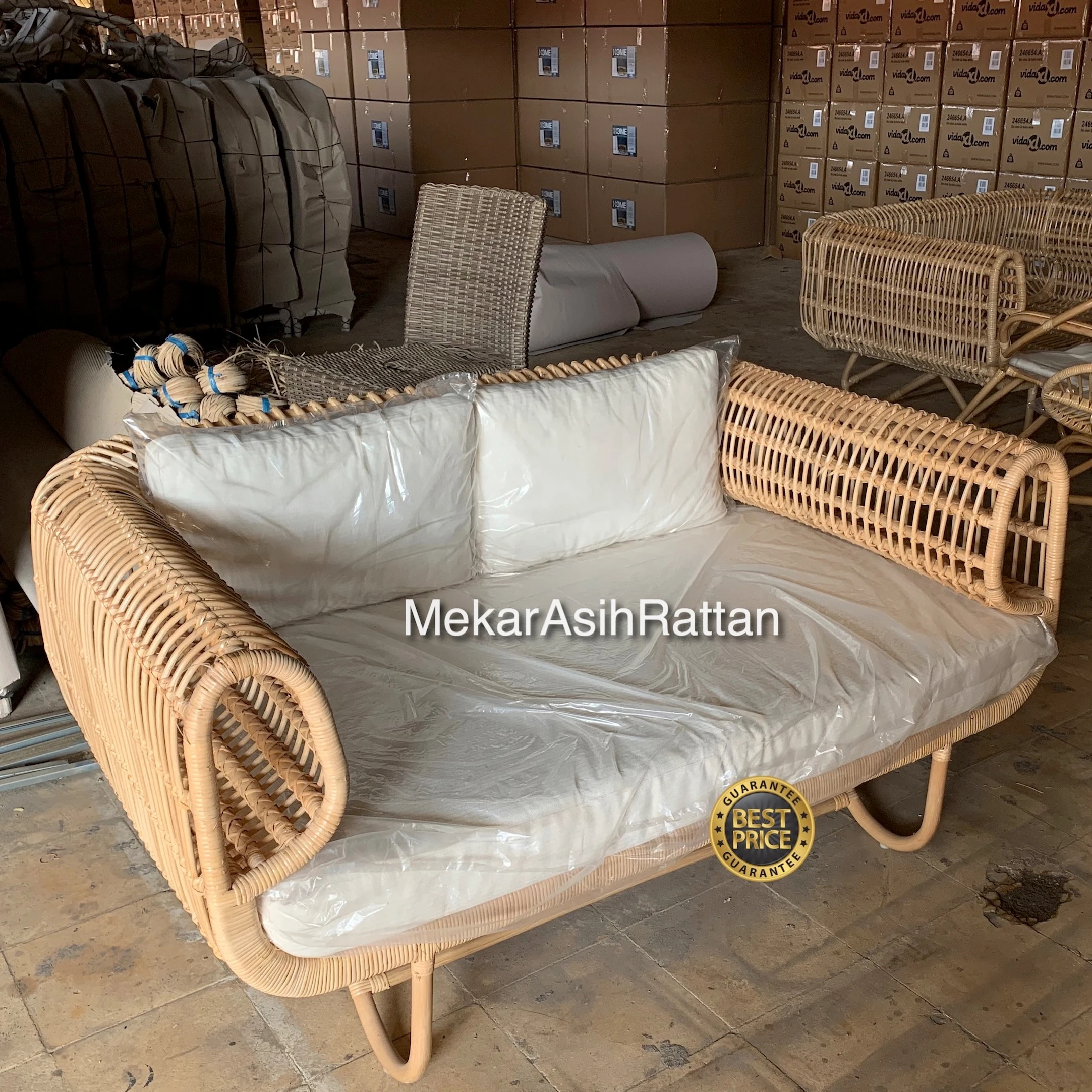 Современная натуральная ротанговая кровать и обеденный стул набор для дома гостиной или ресторанной мебели обеденного пространства