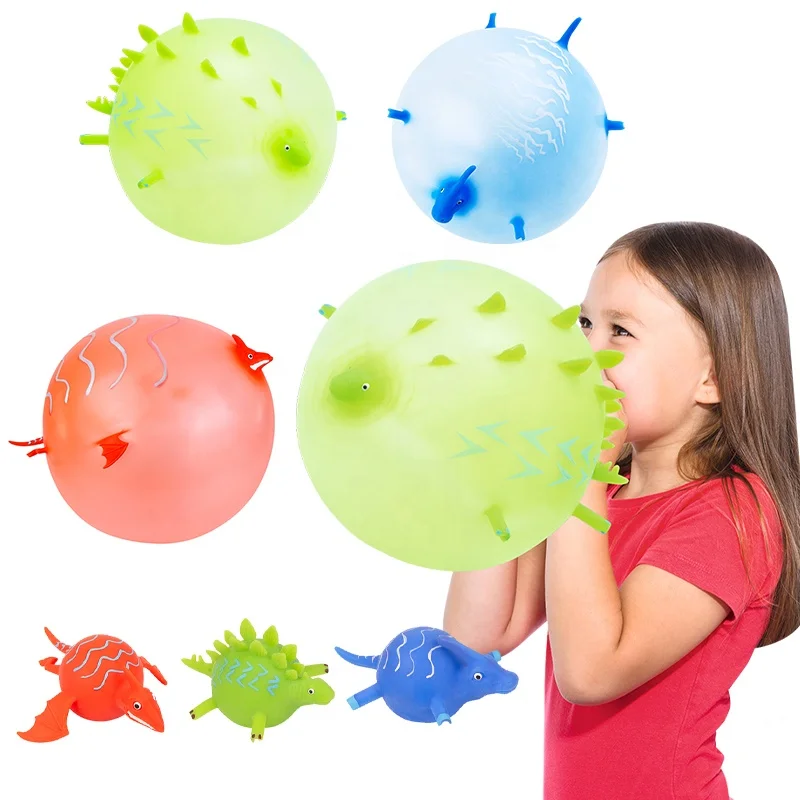 OEM other novelty Lovely Dinosaur Squishy Animal Balloon ball Squeeze toys