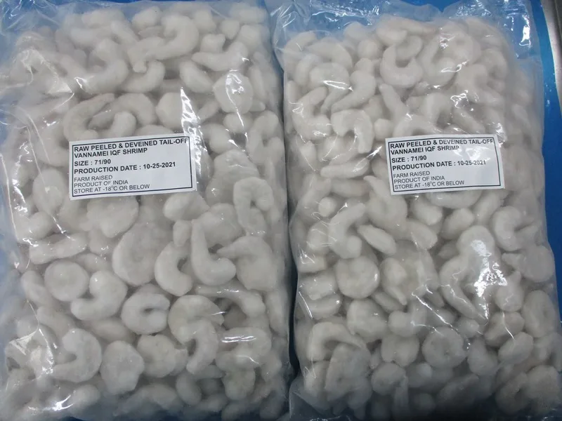 Good Quality Cheap Price Supply Frozen  PD tail Off Vannamei Shrimps