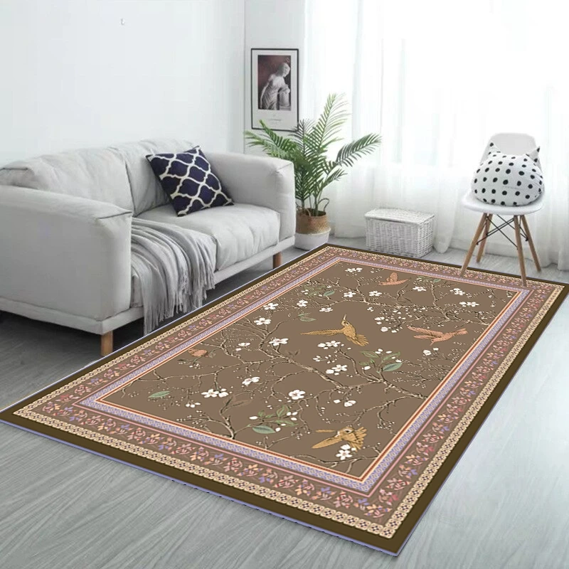 Needle punched modern alfombra jacquard carpet tiles flooring for modern living room rugs