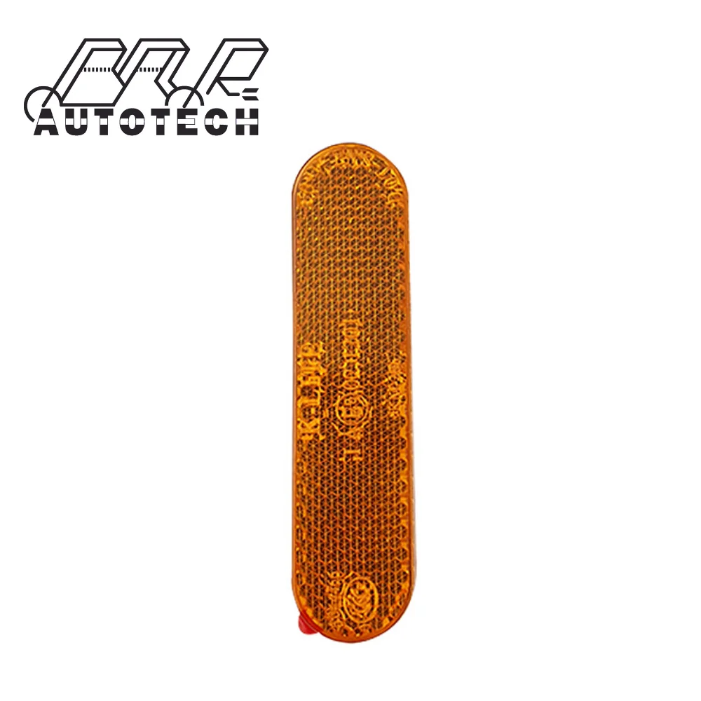 Овальные янтарные отражатели для мотоциклов и скутеров