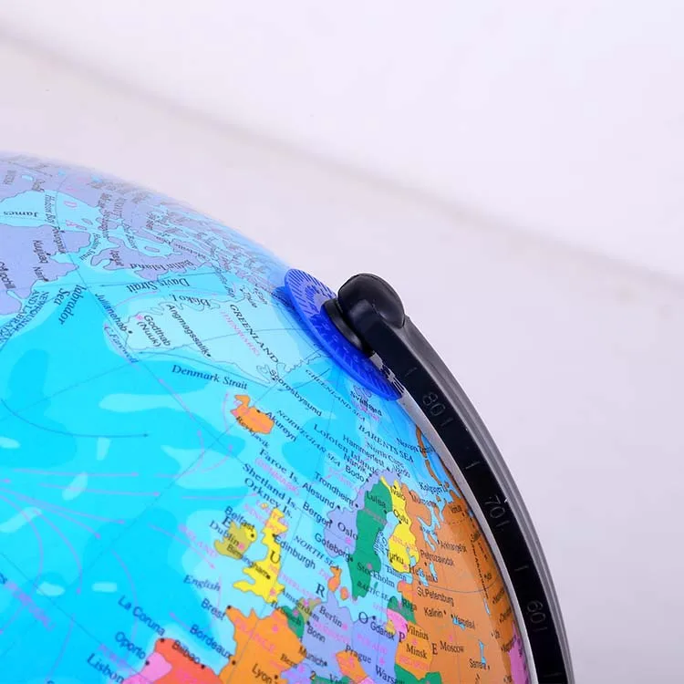 LED Table Lamp Desk Night Light World Globe Map Lamp with Stand for Children  Educational Interactive Astronomy Geography