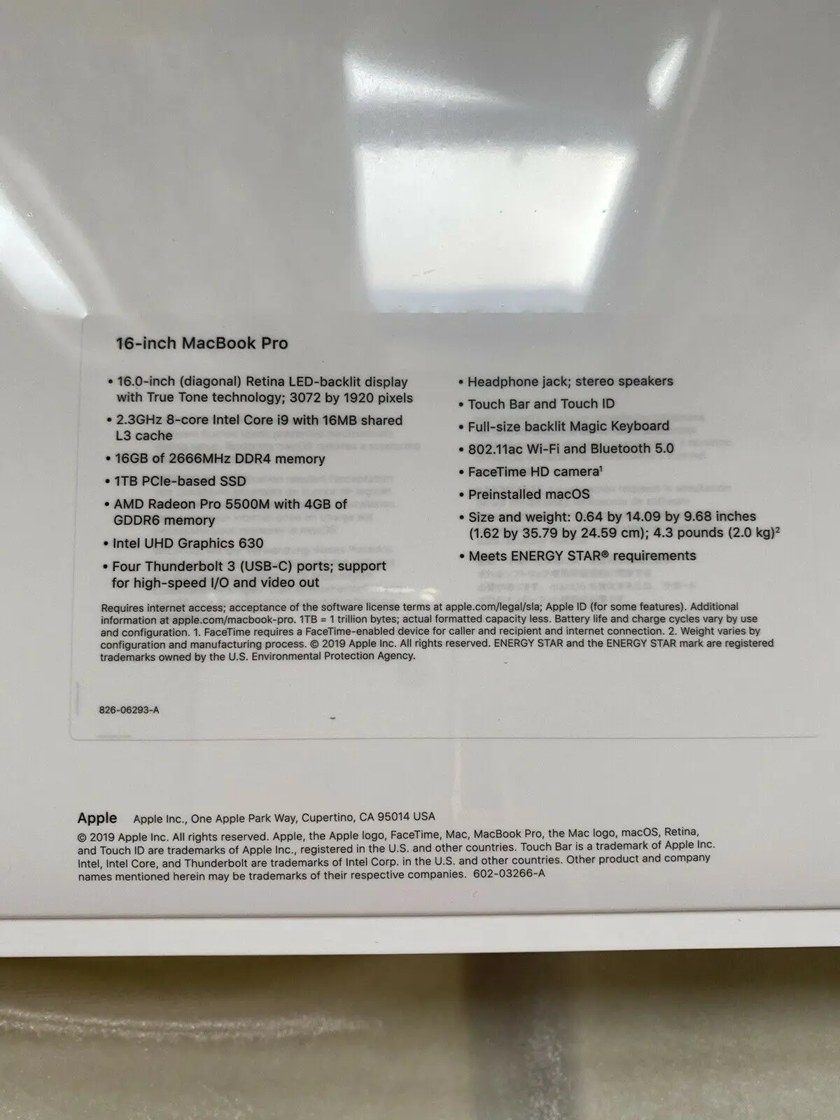 Декабрь Промо оптовая продажа для Apple MacBook Pro 15 "512GB 2 3 GHz i9 Touch Bar Space Gray (Mid 2019) /applE