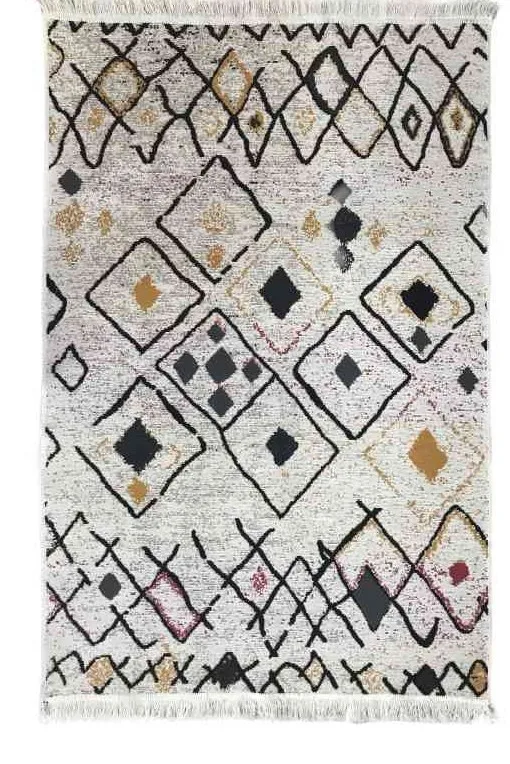 Современные коврики KILIM из хлопка для взрослых декоративные круглые геометрические 01 индивидуальный цвет хлопковая подкладка суперковрики среднего размера (0 4-0 6 дюйма)