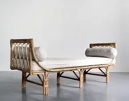 
Premium Quality Modern Design Strong Support Bedroom Natural Bamboo Bed From Vietnam 