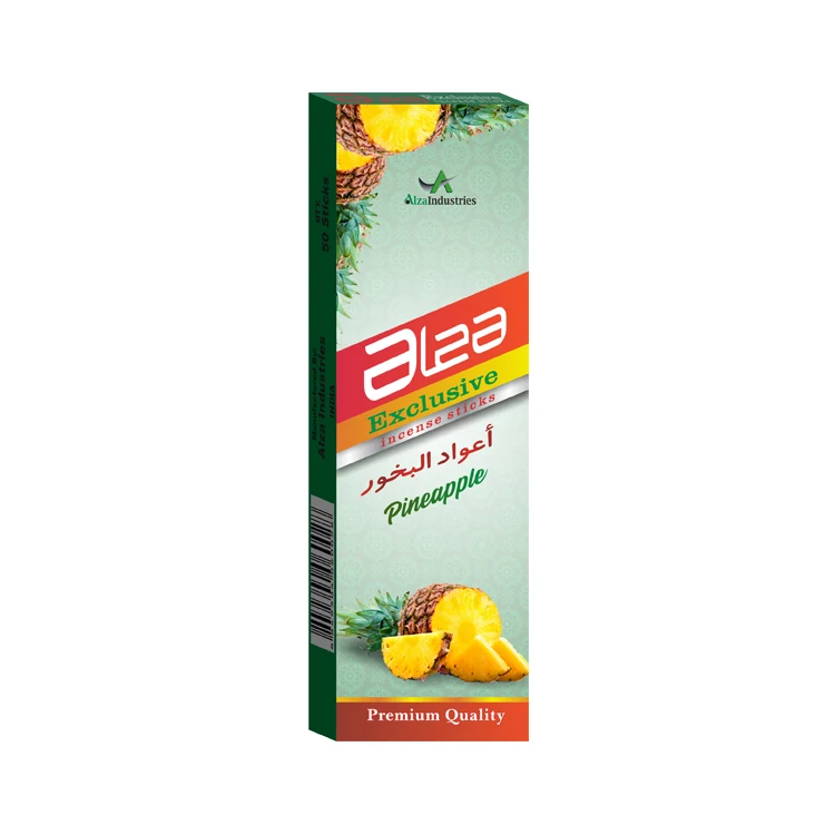 Huge Demand on 100% Organic and Natural Pineapple Fragrance Perfume Aromatic Incense Sticks from India