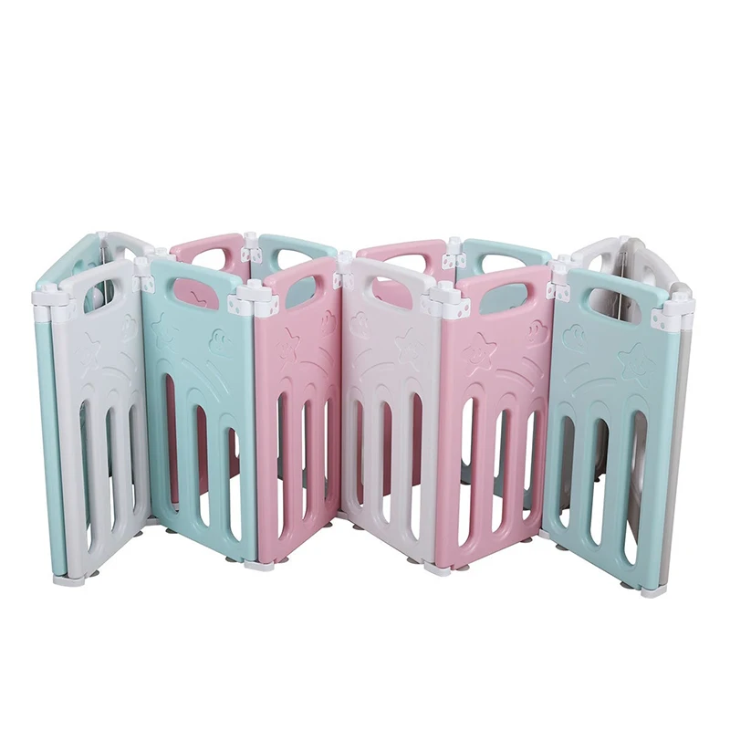 
ABST Hot Selling Indoor Safety Kids Play Area Children Plastic Toy Baby Folding Fence Foldable 