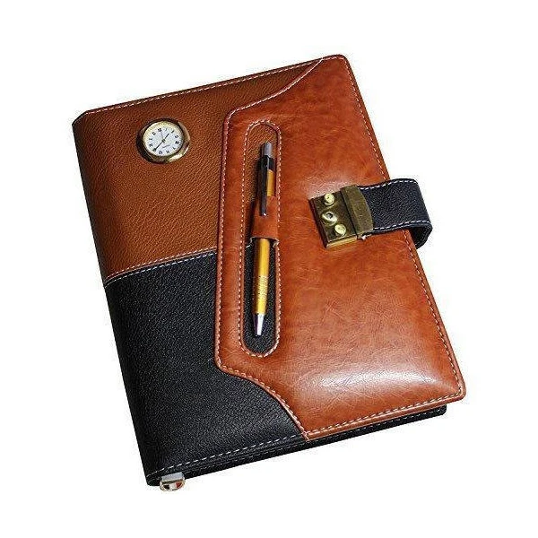 Genuine Hunter Leather & Handmade Paper Diary 40-Page Office Style with Magnetic Closure Summer Sale Special Gift School Work
