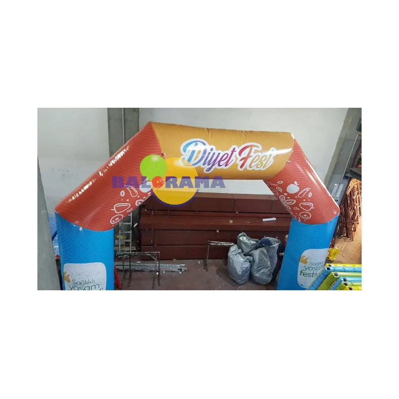 Best Seller Colorful Printed Inflatable Balloon Arch 6 meter oem advertising products