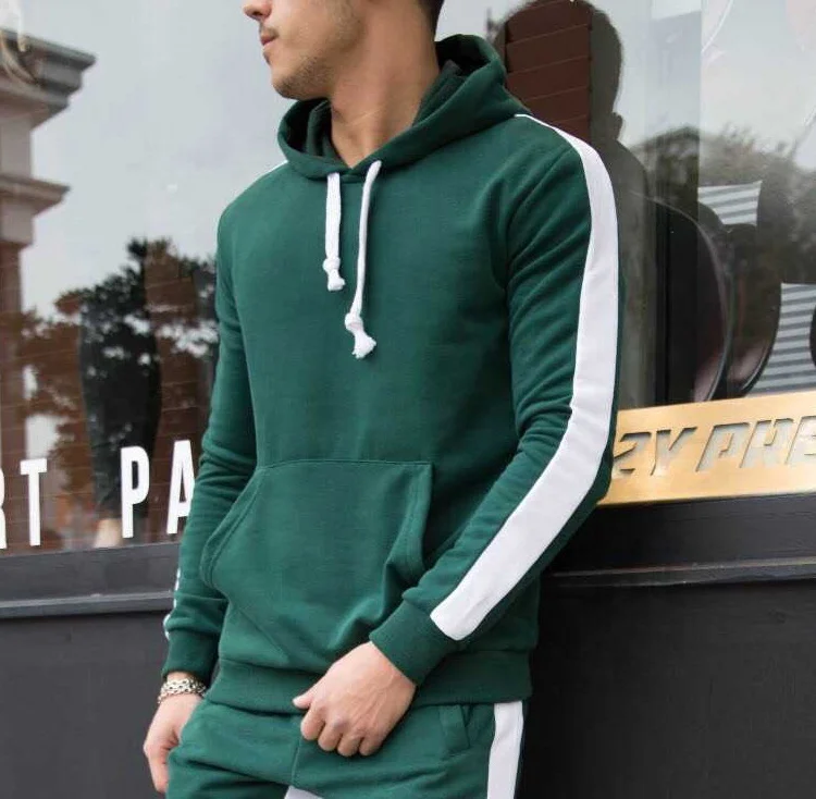good quality plain cotton hoodie sweat suits wholesale jogging suits sport  track suit
