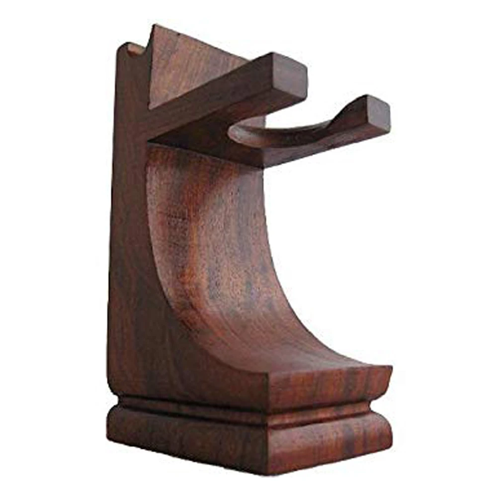 High Quality Wood Shaving Razor and Shaving Brush Stand.