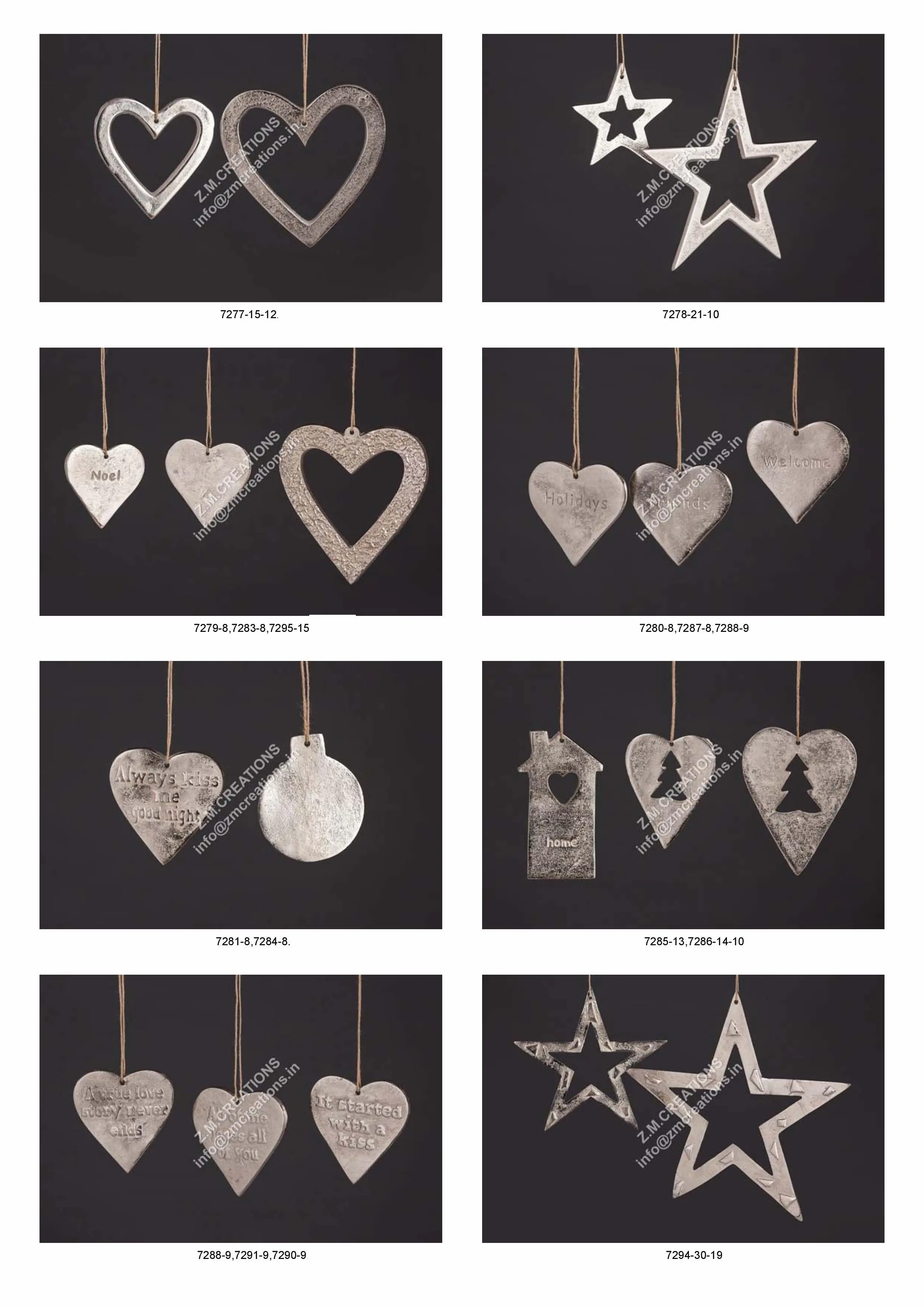 Wall Hangings Christmas Tree Genuine Goods At A Fair Price Decoration Handmade Metal Star Ornament Christmas Tree Hanging