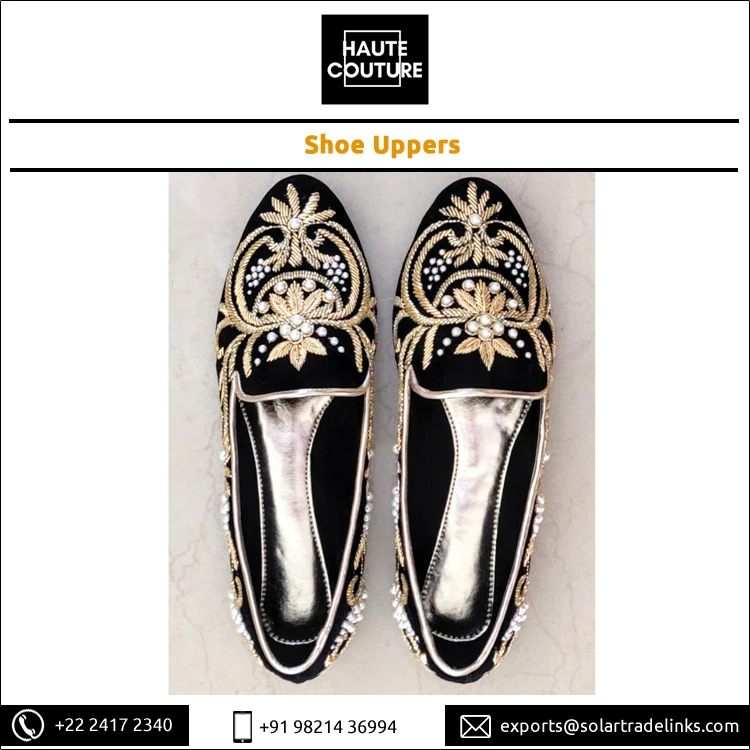 Туфли ручной работы женские вельветовые с вышивкой