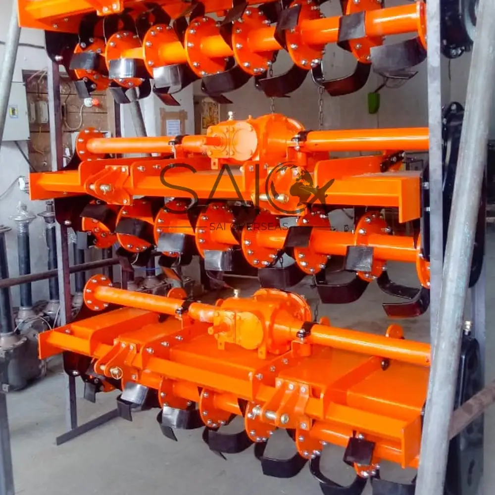 Multi Speed Tractor Mounted Rotavator / Rotary Tiller - 42/48/54/60 Blades and 5,6,7,8,9 Feet etc. - Heavy Duty Whole Sale India