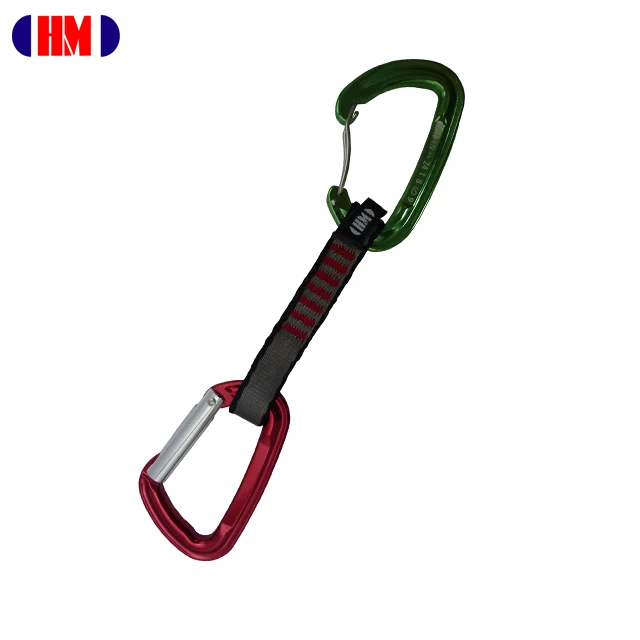 24KN Wire Gate Mountain Climbing Carabiner Made Of Aluminum