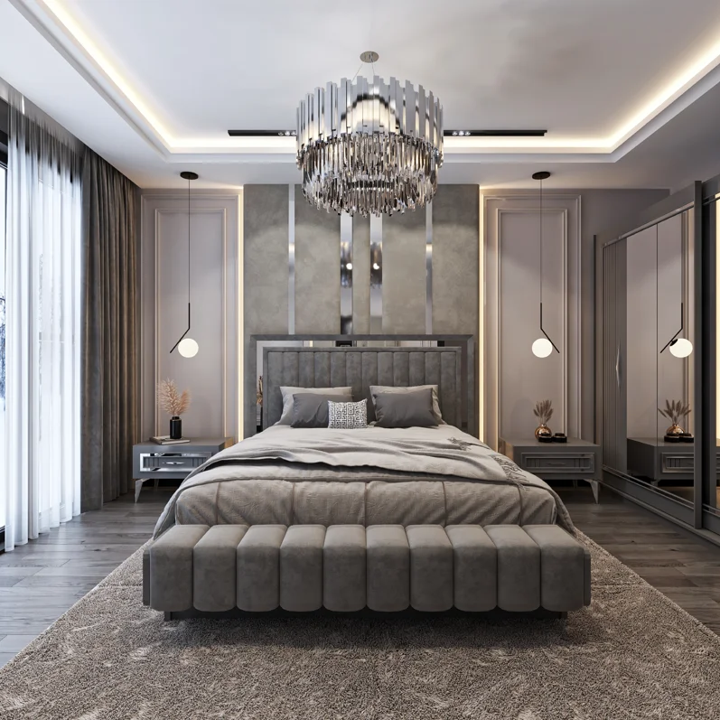 Hotel Suites Bedroom Sets Custom Furniture Luxury Star  Customized Wood Style Packing Modern Sales