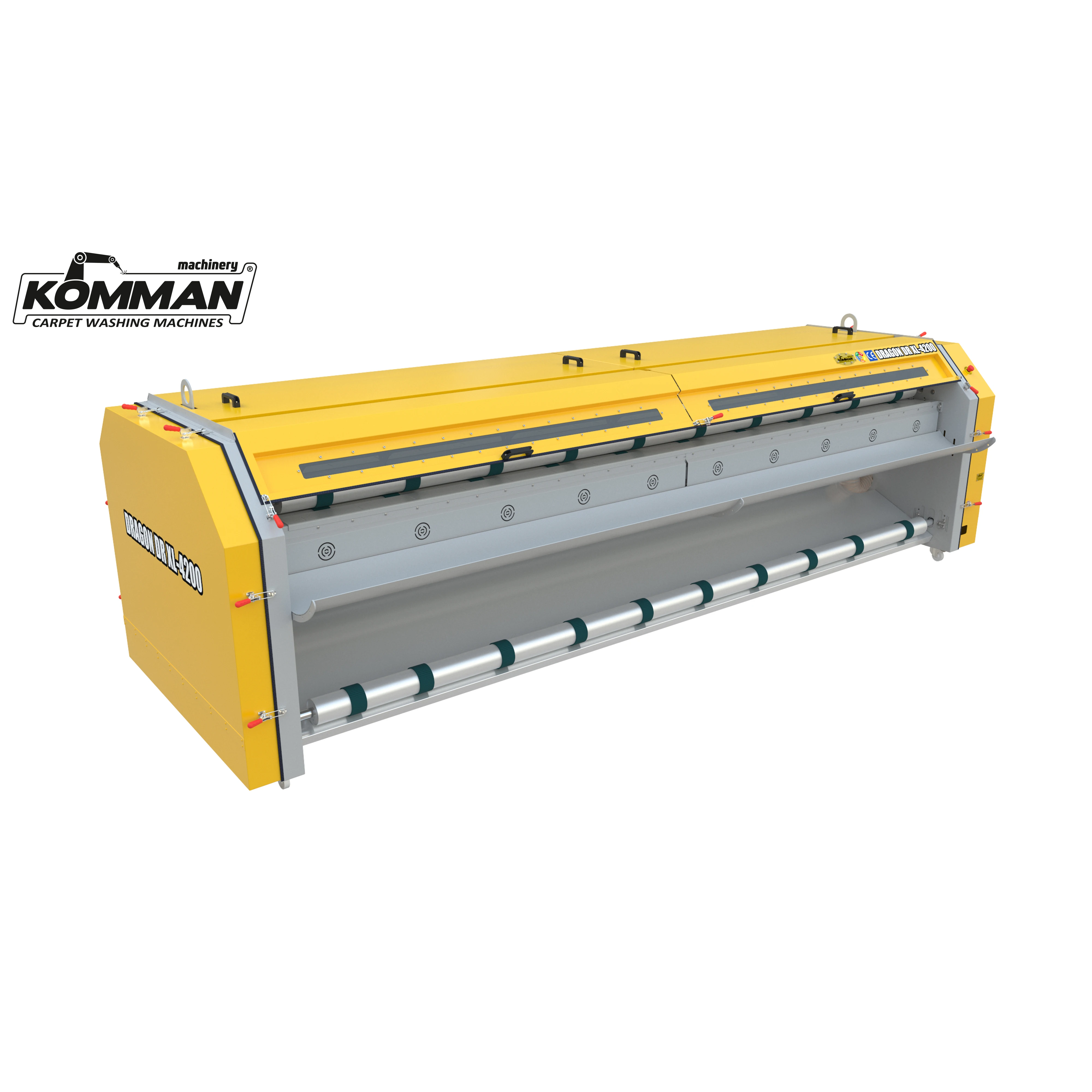 
Automatic Industrial Carpet/Rug Dusting Machine- Commercial Rug Duster. 4.20 meters conveyor surface 