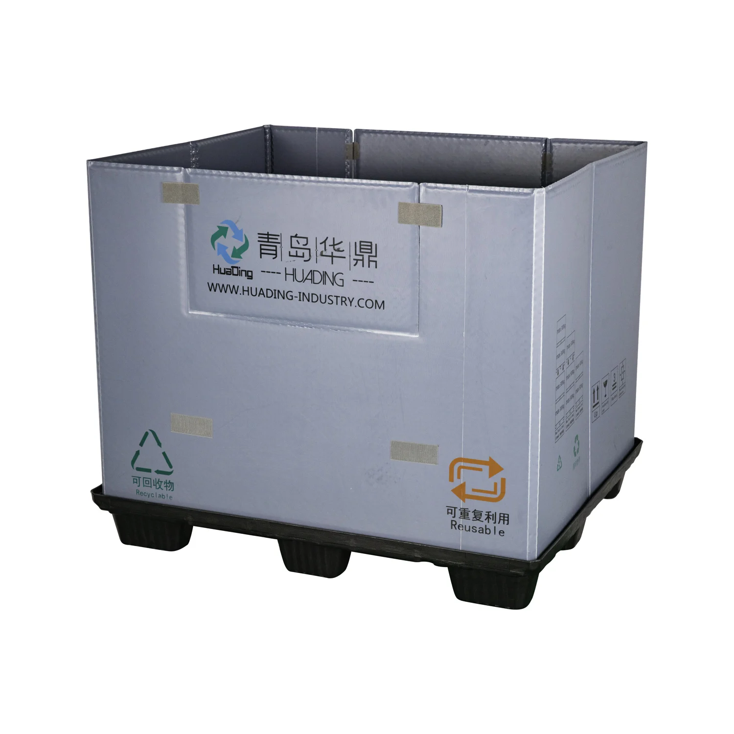 Настраиваемые складные сверхпрочные автозапчасти из полиэтилена высокой плотности складной пластиковый поддон для упаковки автомобильной