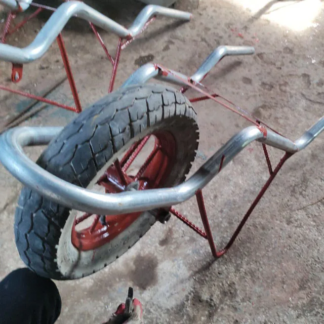 Plastic Tray Pure Mini Wheelbarrow Kit Electric Motor Power Drum Rubber Origin from Vietnam with Solid Thickness 5-5.5mm Lachong