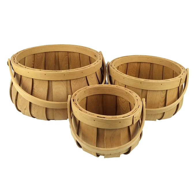 Wholesale cheap Wood Basket suppliers Gift Basket Easter Festival Easter Basket