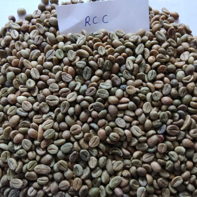 Индийские зеленые кофейные зерна Robusta Cherry C новый урожай промышленного класса