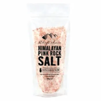 Himalayan Light Pink Salt 2~5mm Coarse BPA Free Sticker Standy Pouch 950 gm