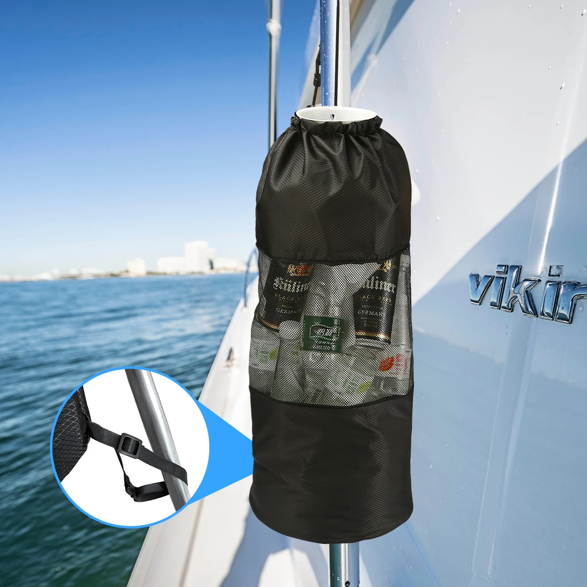ZSFilove мусорный мешок для лодки сетчатый вашей Каяка или кемпера
