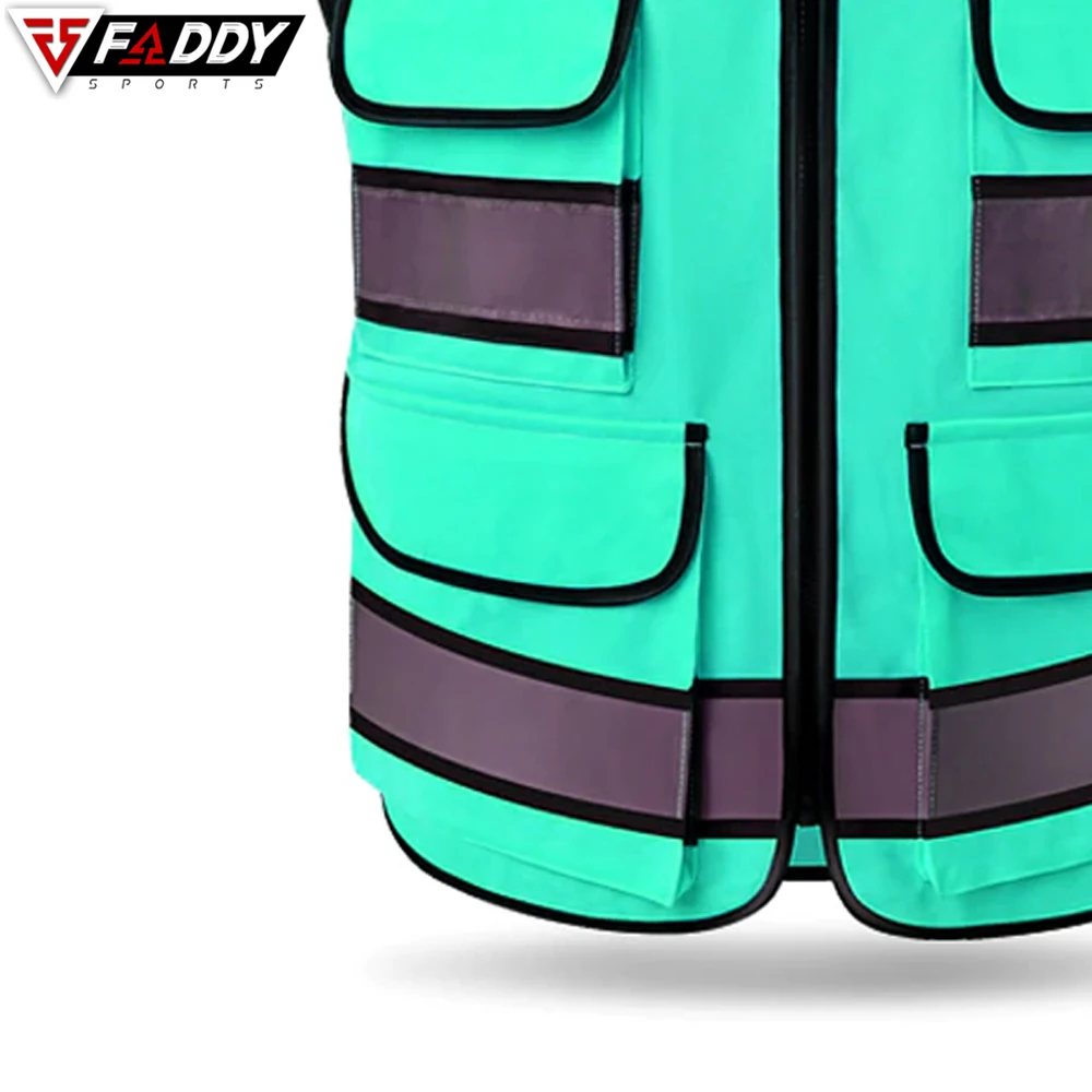 
High Visibility & High Quality Safety Reflective Vests Wholesale Custom Quality Orange Traffic Vests 