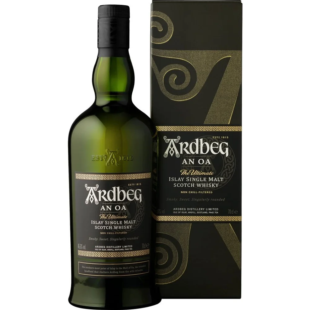 Top Quality - Scottish Whisky Ardbeg - An Oa - With Gift Box - 70cl