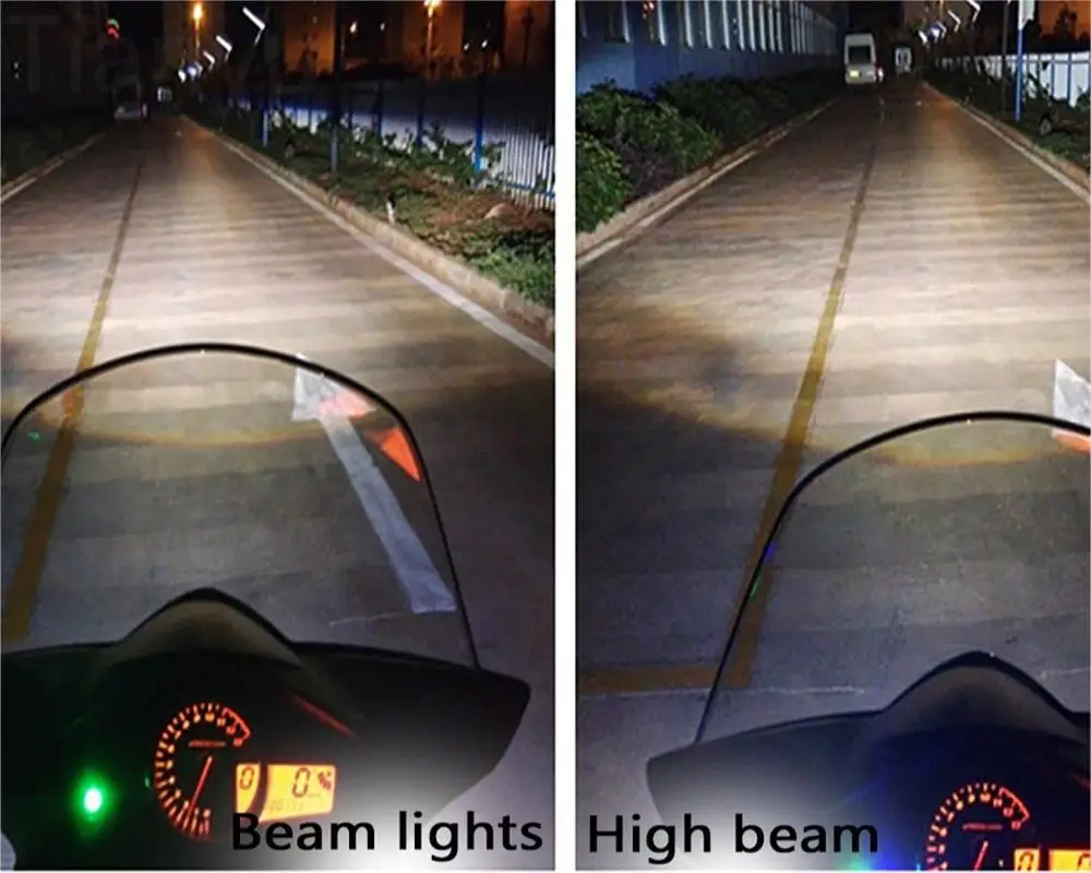 9-80V Led Lamp Bulbs For Electric Car Motorcycle Headlight Waterproof Mini Projector Motorcycle Lighting