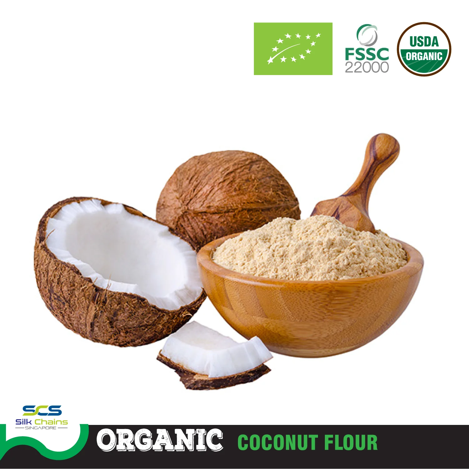 100% Organic Gluten-Free Flour Ceylon Coconut Premium Quality From Sri