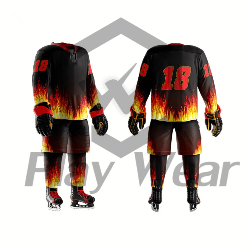 2021 мужская форма большого размера для хоккея с шайбой